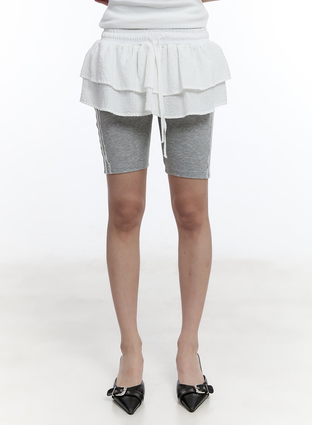 Ruffle-Layered Mini Skirt CU502